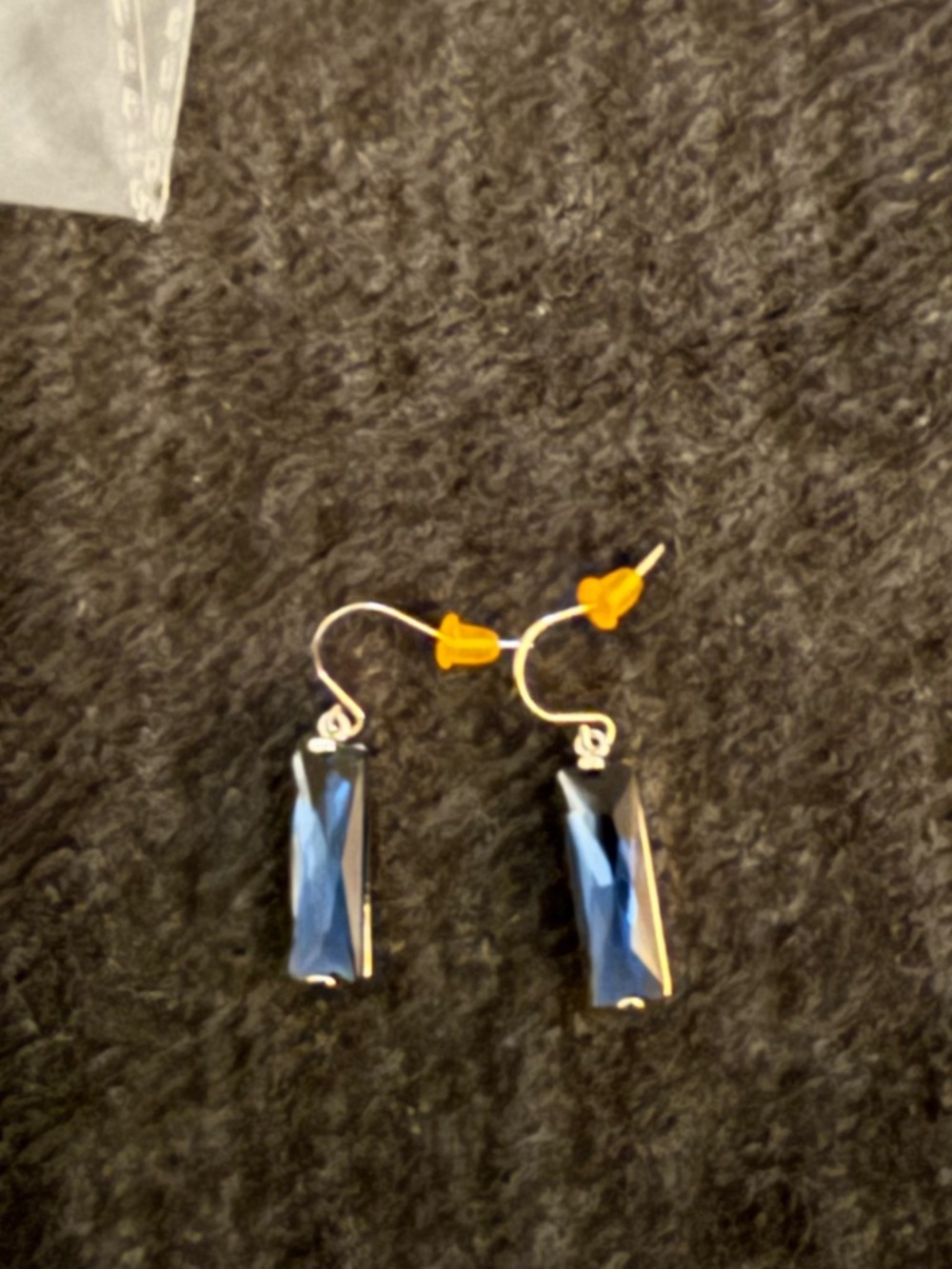 Blue Stone Dangle Earrings - Women Jewelry